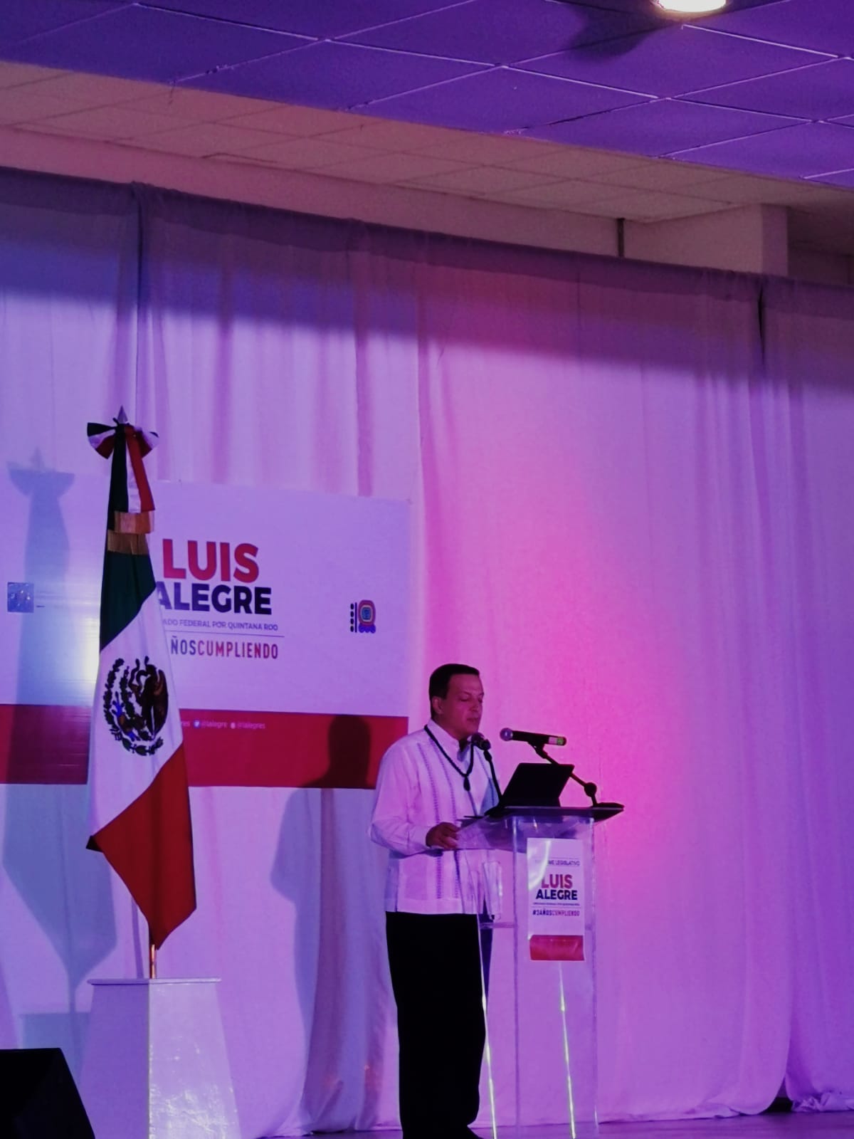 Luis Alegre cierra ciclo como diputado federal de Quintana Roo