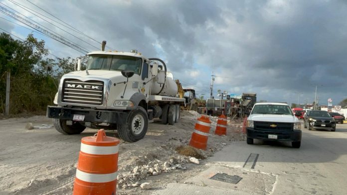 Avances en la seguridad urbana: Inicia reubicación del cableado subterráneo en el Bulevar Colosio de Cancún