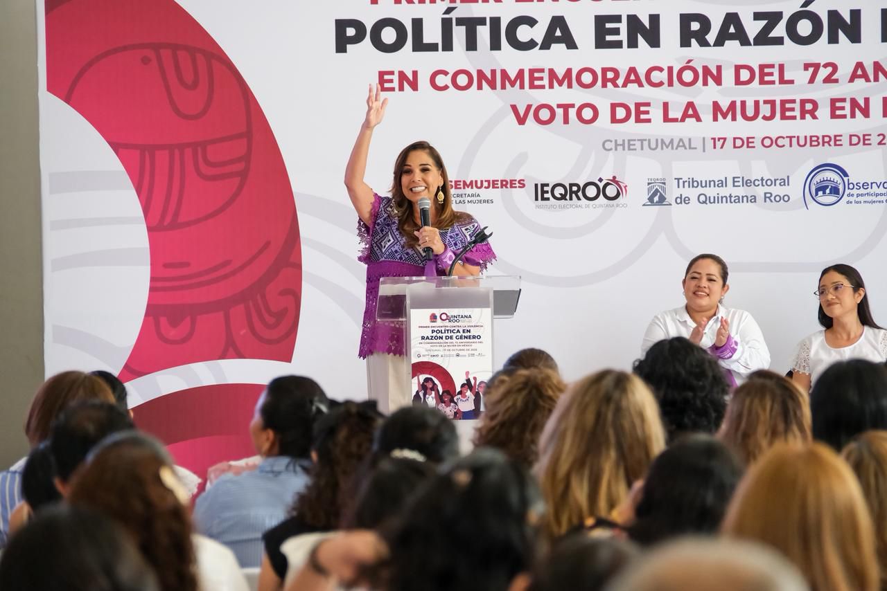 Mara Lezama llama a construir un futuro con rostro de mujer en Quintana Roo